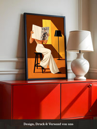 Magazin Leserin Fashion Illustration