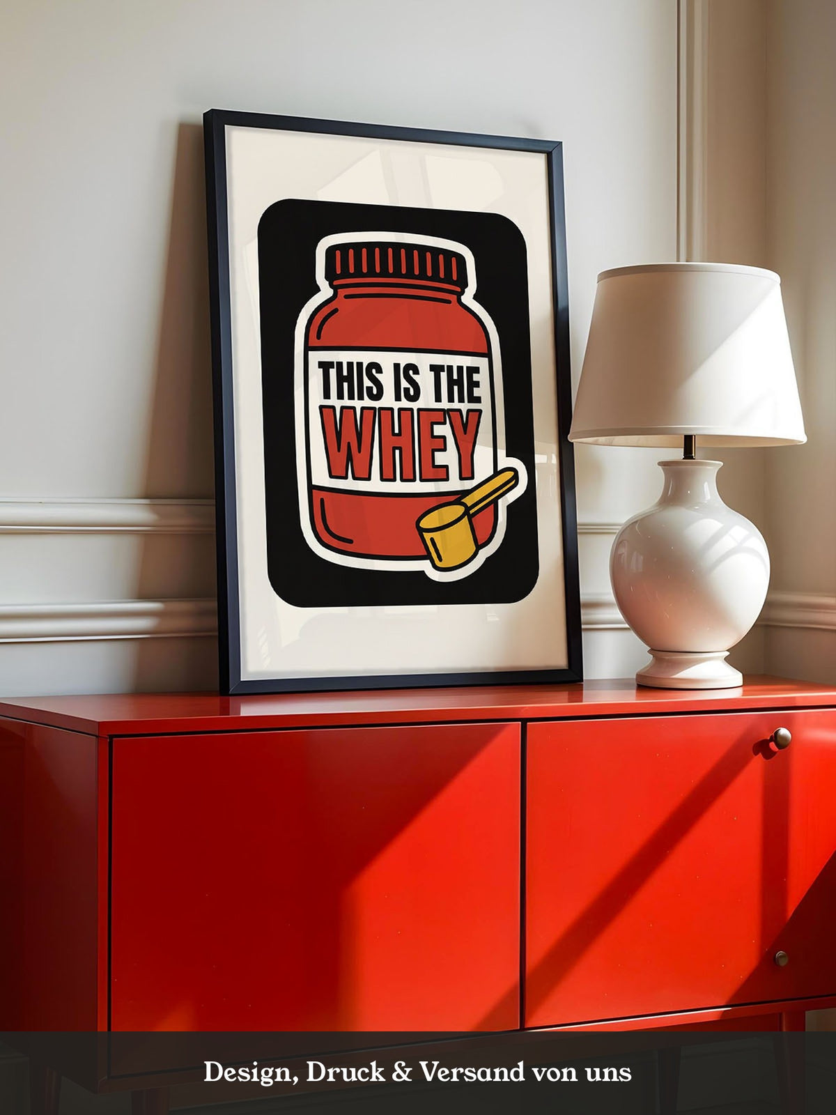 Whey Proteinpulver Poster
