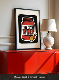 Whey Proteinpulver Poster