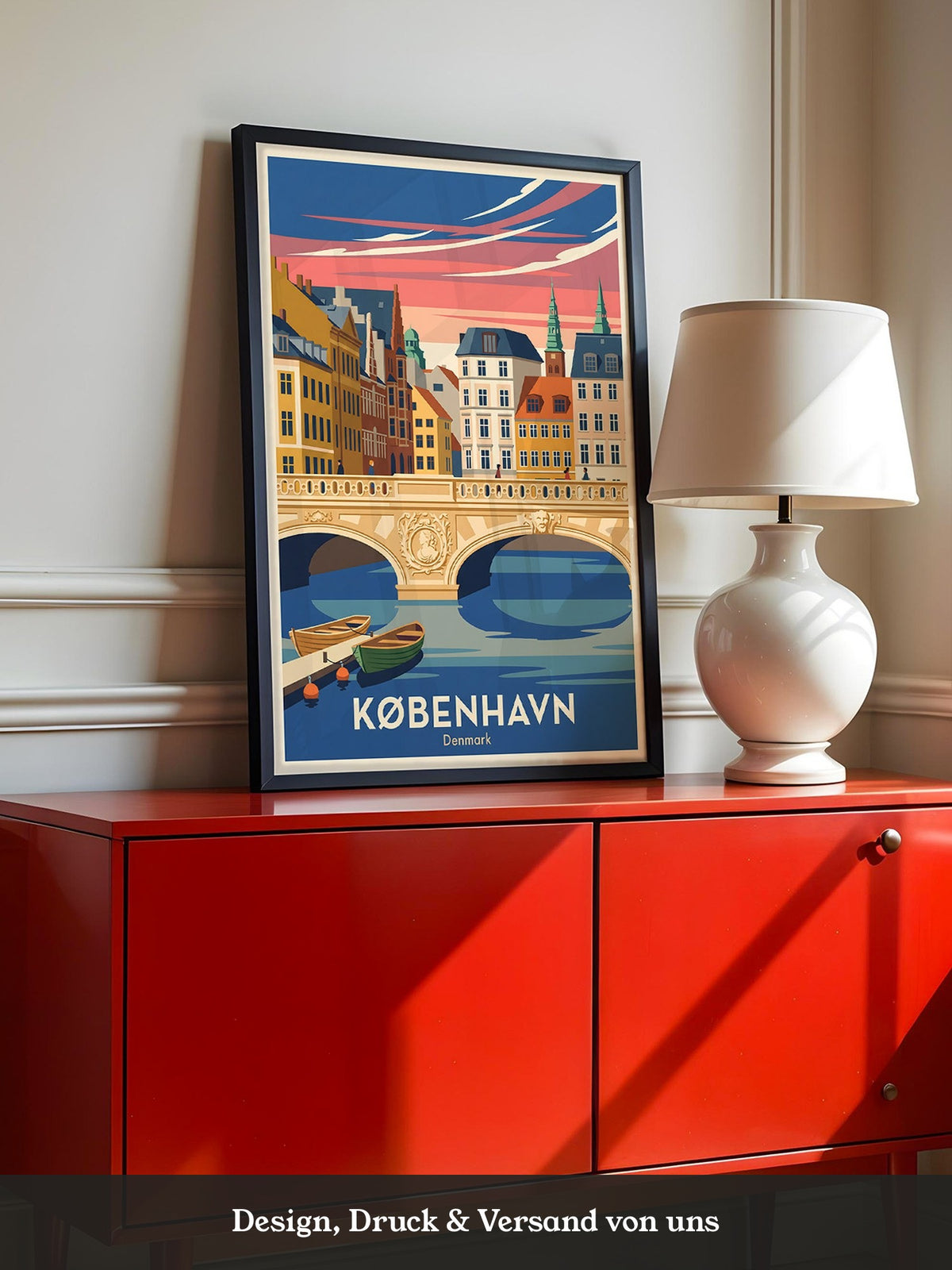 Kopenhagen Brücke Pastellfarben