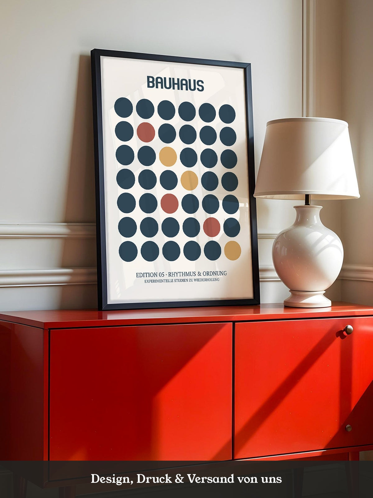 Bunte Kreise Bauhaus Stil