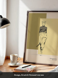 Gepardenmensch Geometrisch Chic