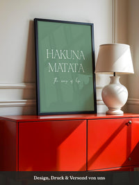 Hakuna Matata Pastellgrün