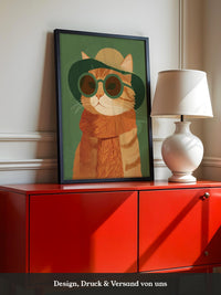 Katzenmode Retro chic