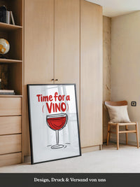 Weinglas Rot Vintage-Stil