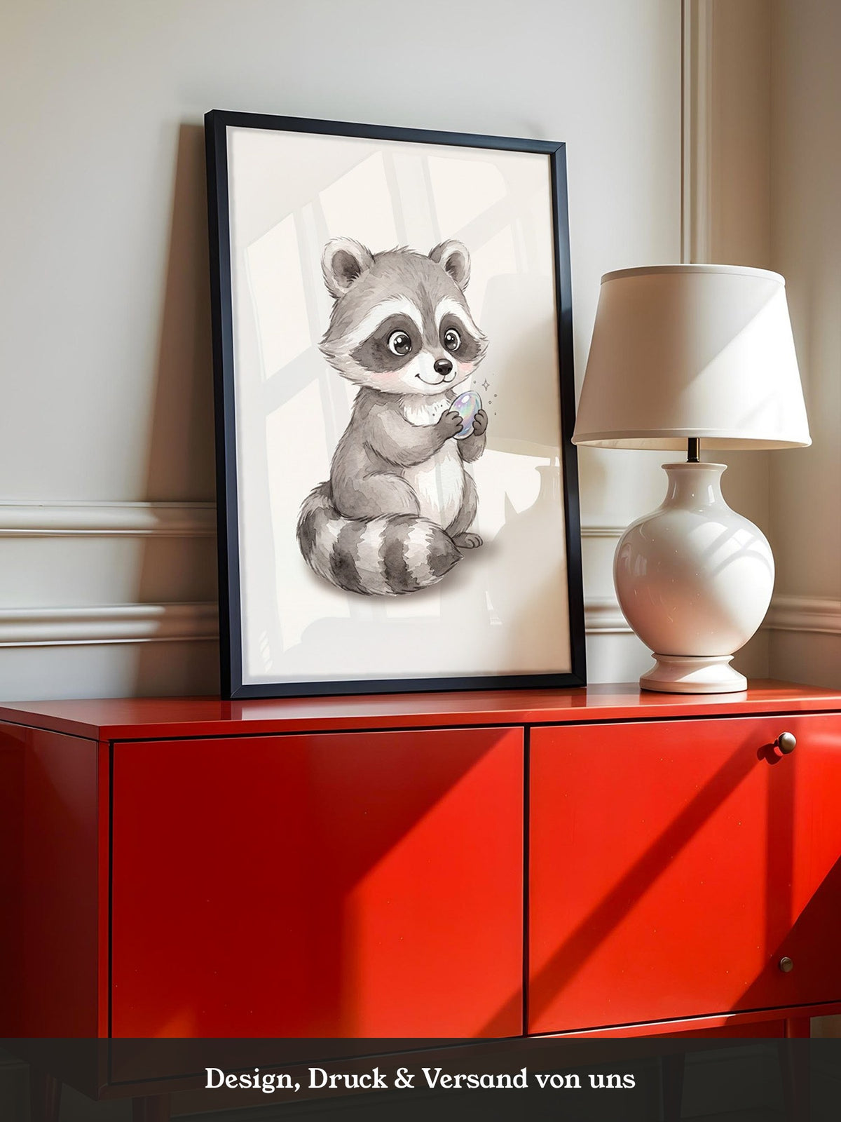 Waschbär Zauberstein Magisch