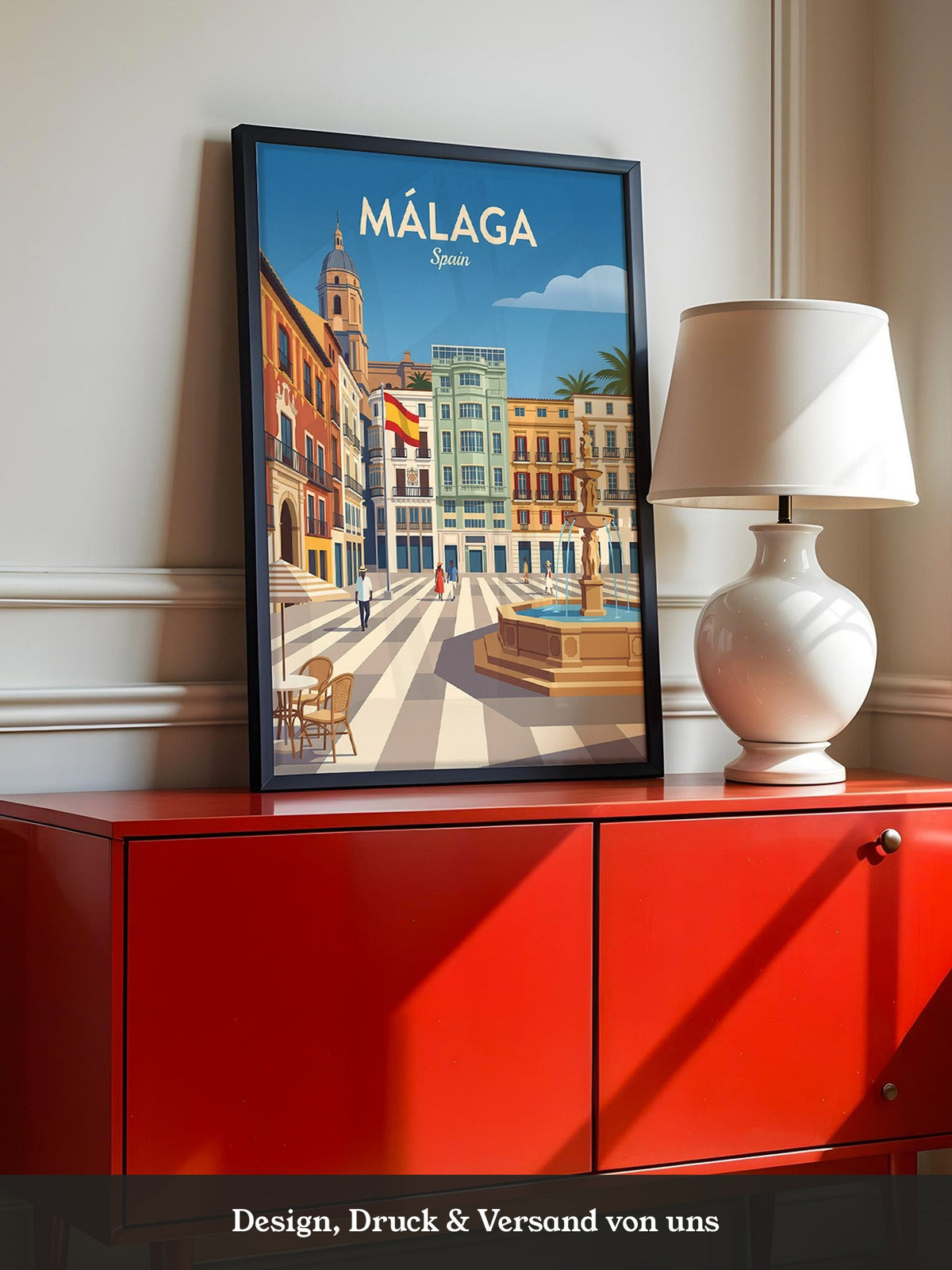 Málaga Stadtzentrum Vintage Stil