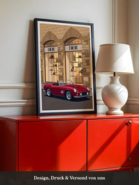 Roter Sportwagen Retro Luxus