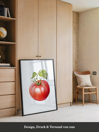Tomate Aquarell saftig