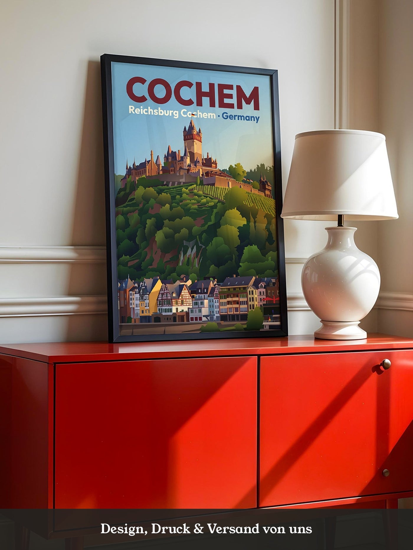Cochem Burg nostalgische Farben