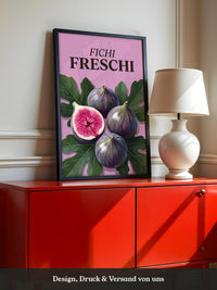 Frische Feigen auf Rosa