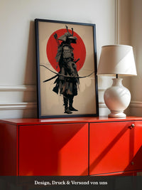 Samurai Rüstung Rot Japanisch