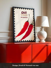 Rote Chili Schoten Illustration