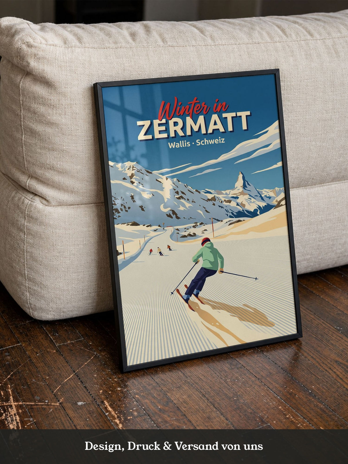 Ski Piste Berge Winter