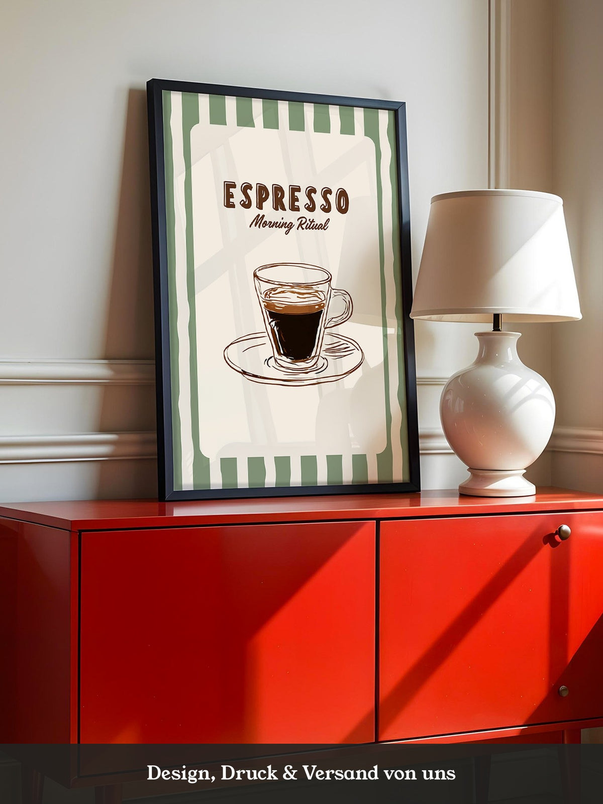 Espresso Tasse Skizzenstil