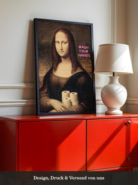 Mona Lisa Toilettenpapier Humor
