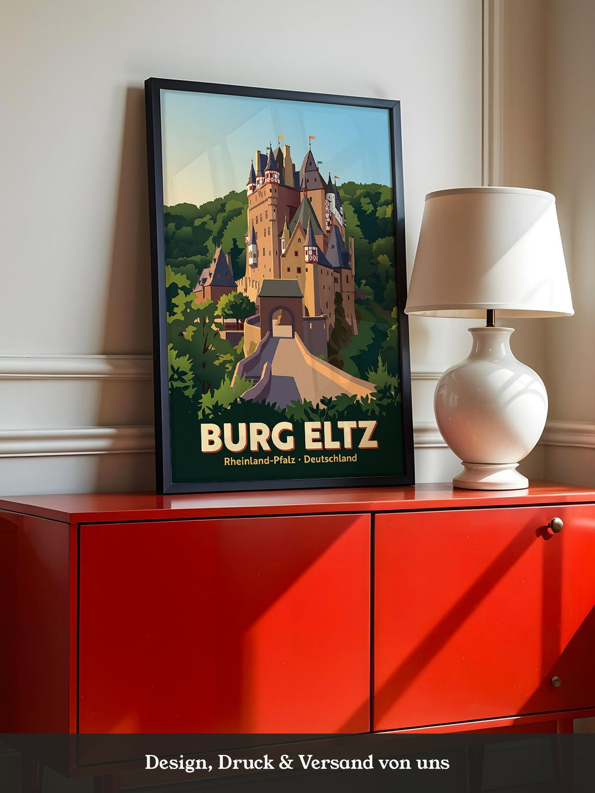 Burg Eltz Schloss Illustration