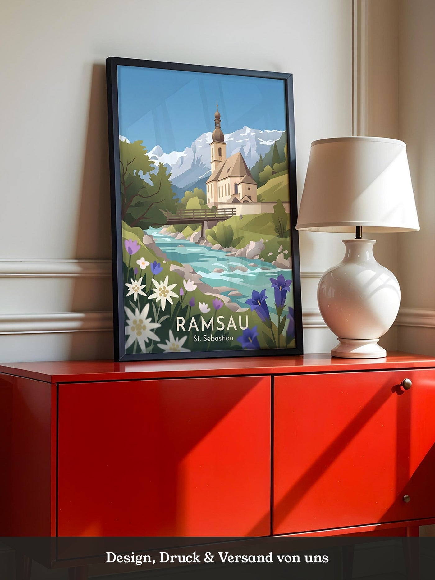 Kirche Alpen Idylle