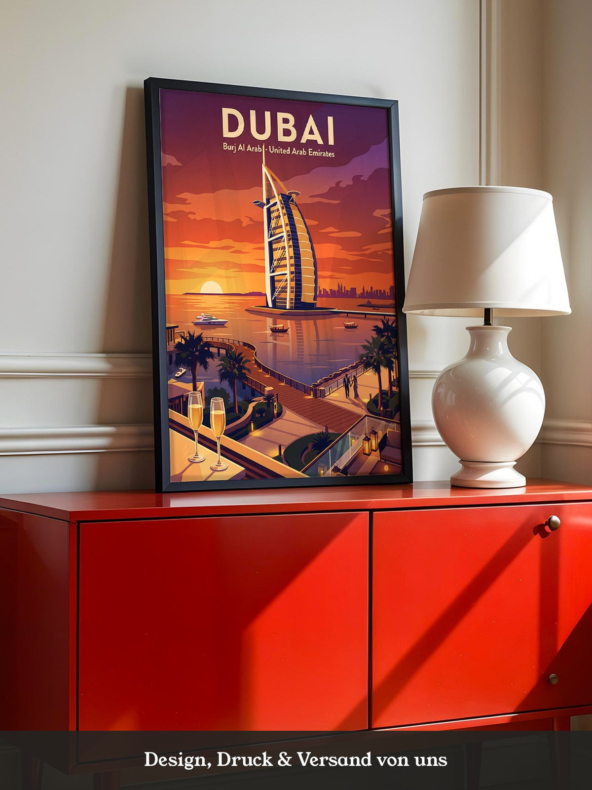Burj Al Arab Sonnenuntergang
