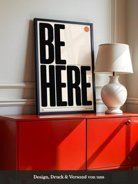 BE Hier minimalistischer Stil