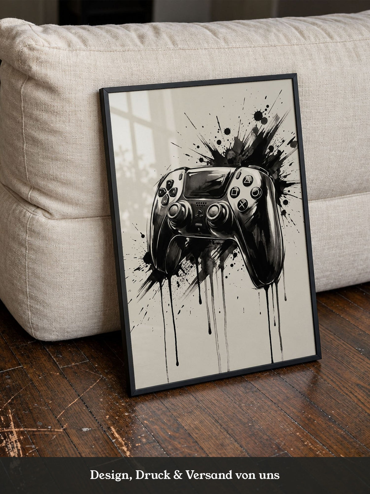 Gaming Controller Splash Art