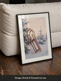 Winterliche Schlittenlandschaft