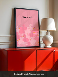 Enten Rosa Minimalistisch