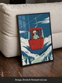 Seilbahn Alpen Retro