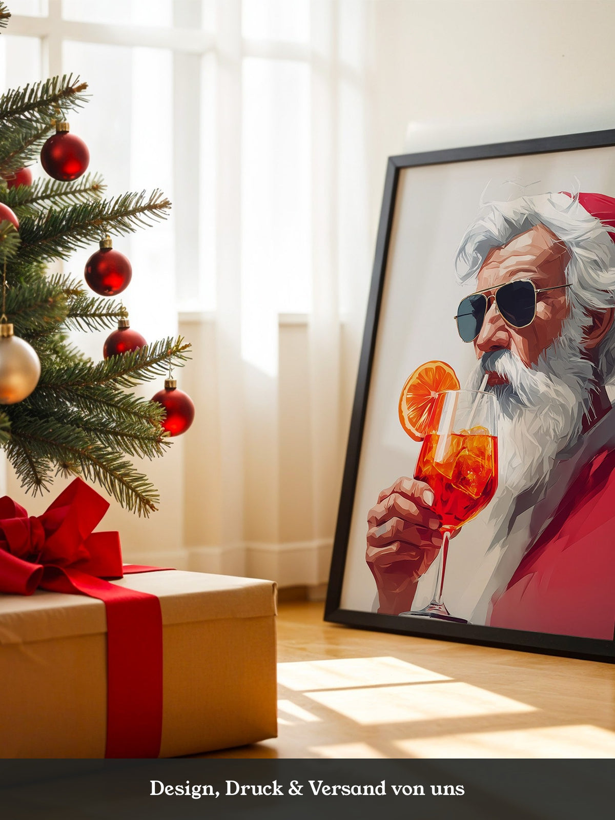 Weihnachtsmann Aperol Stilvoll
