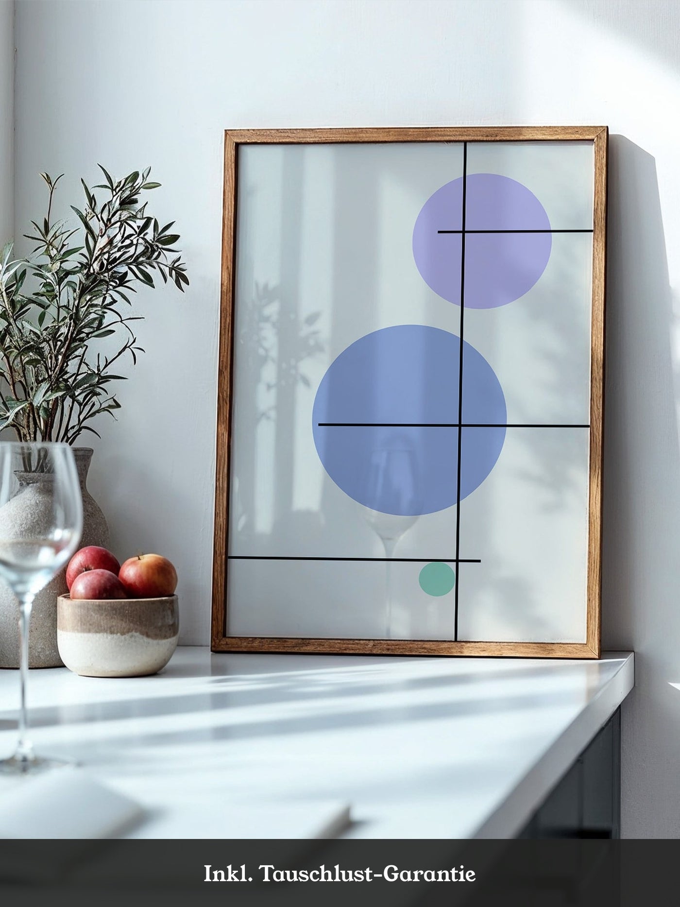 Bunte Kreise Linien Abstrakt