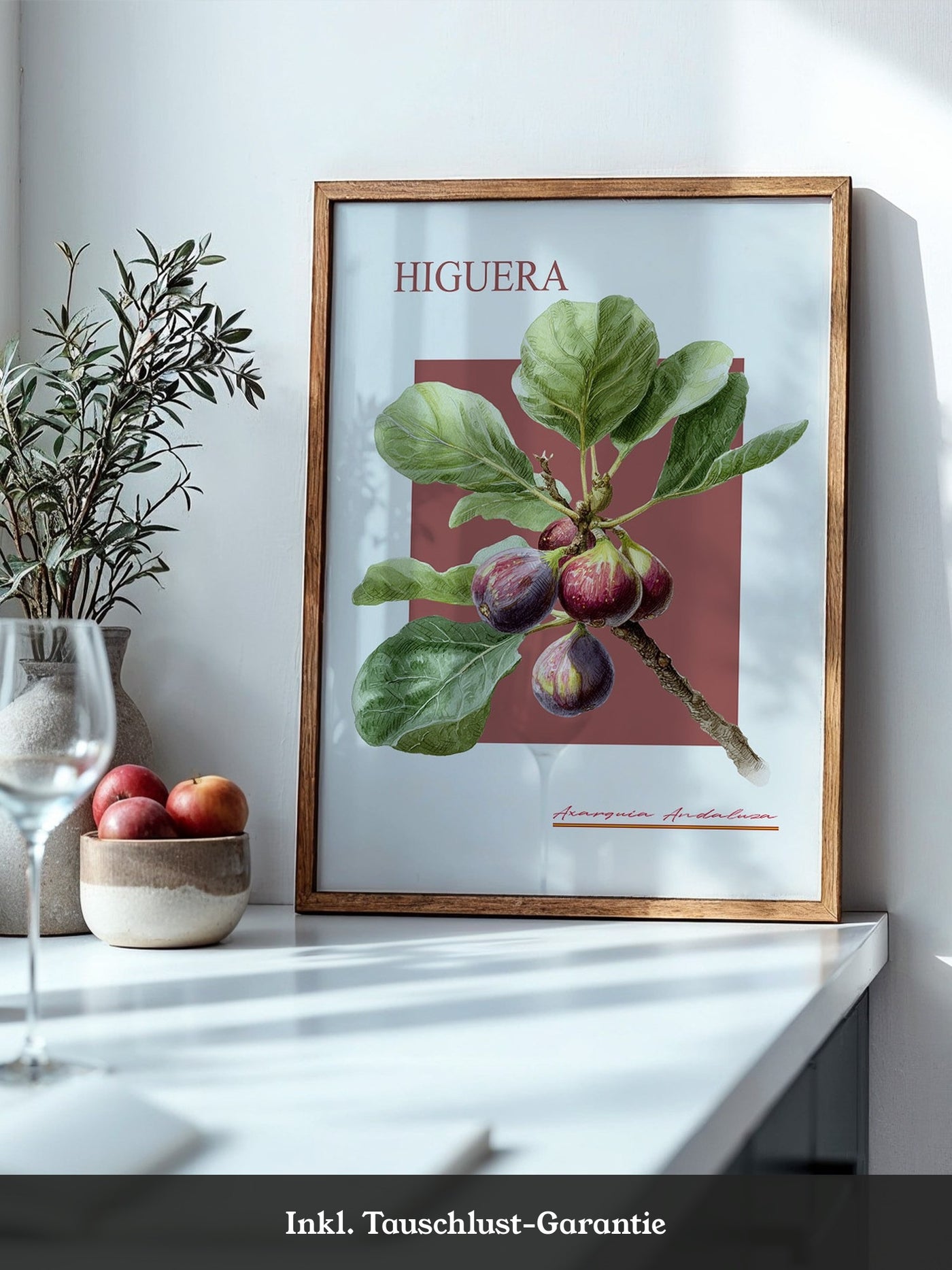 Feigenzweig Botanisch Rötlich