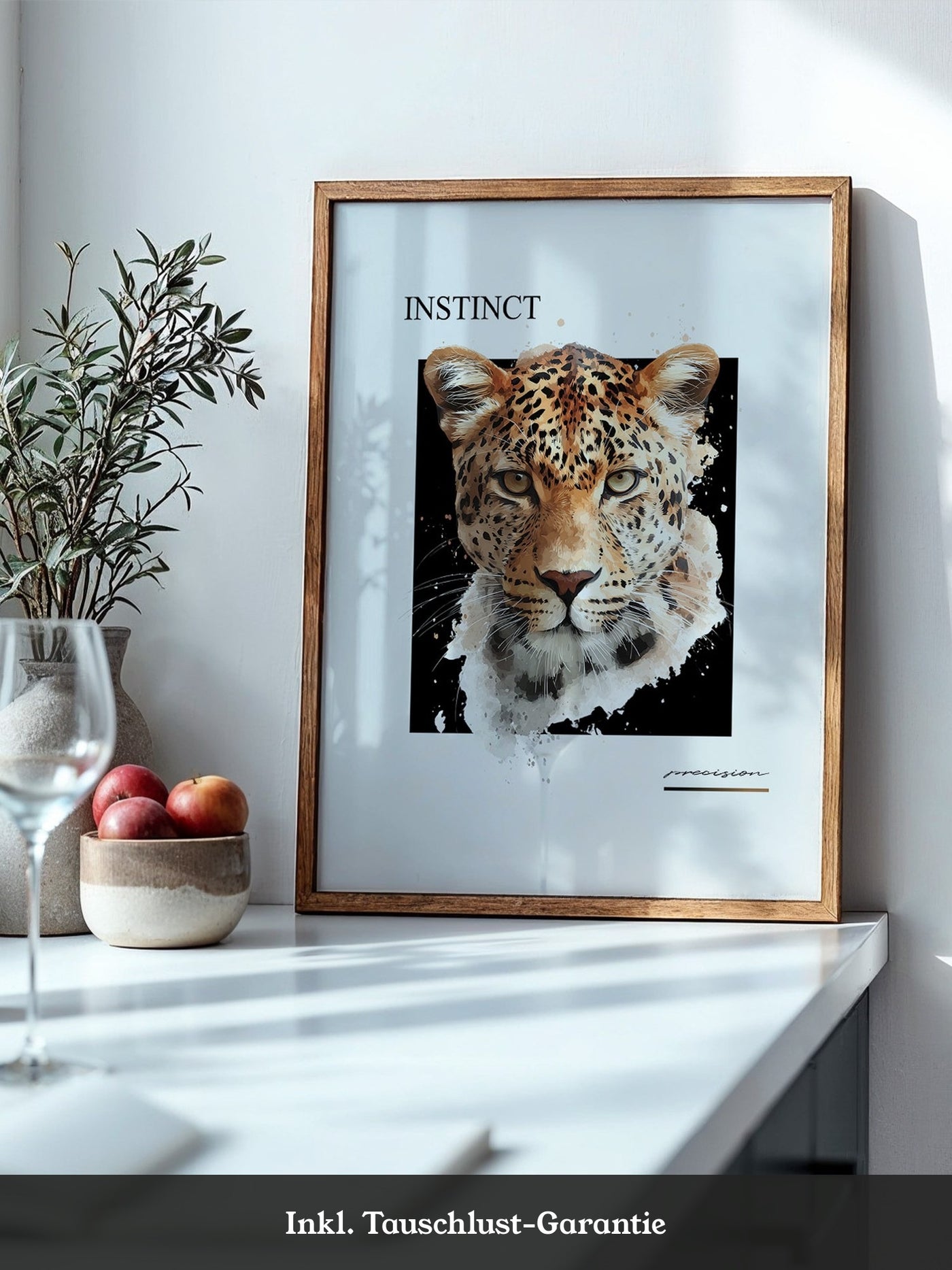 Leopard Aquarell Intensiv