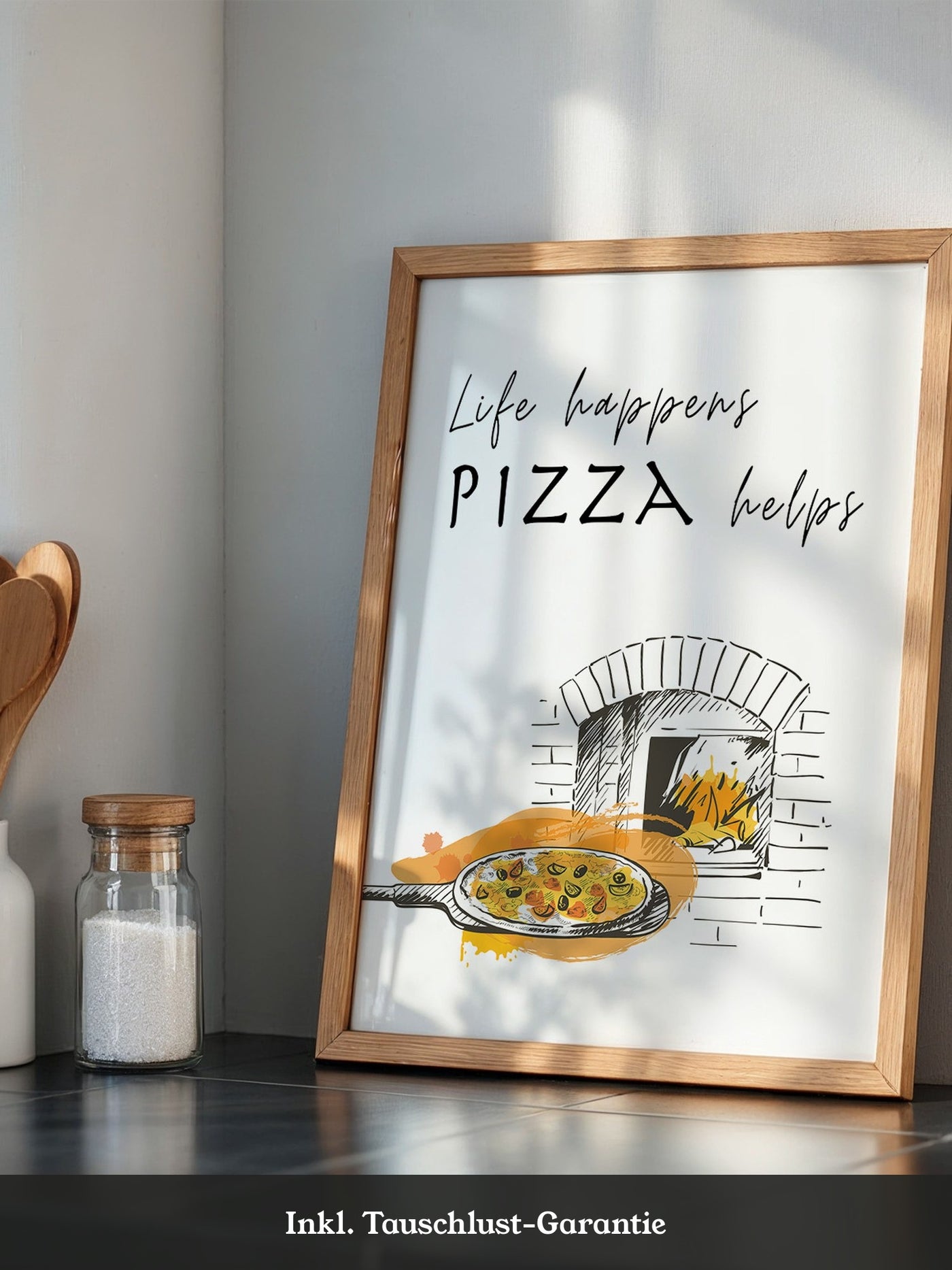 Pizzaofen Skizze warm