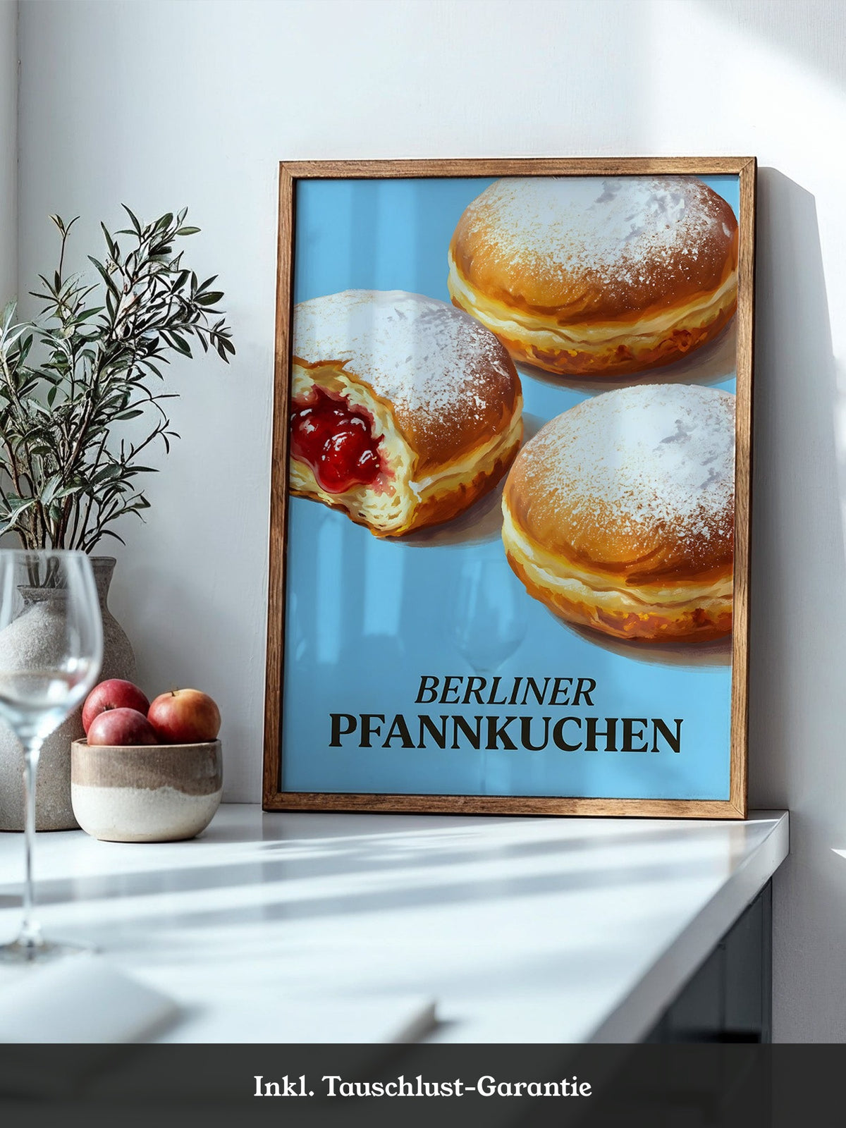 Berliner Pfannkuchen Zuckerpulver