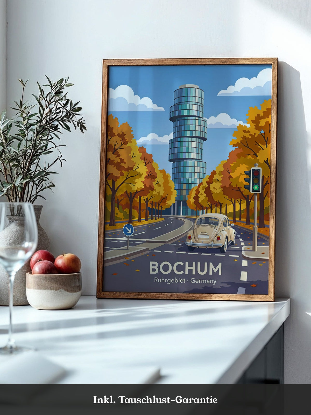 Bochum Herbst Turm Retro