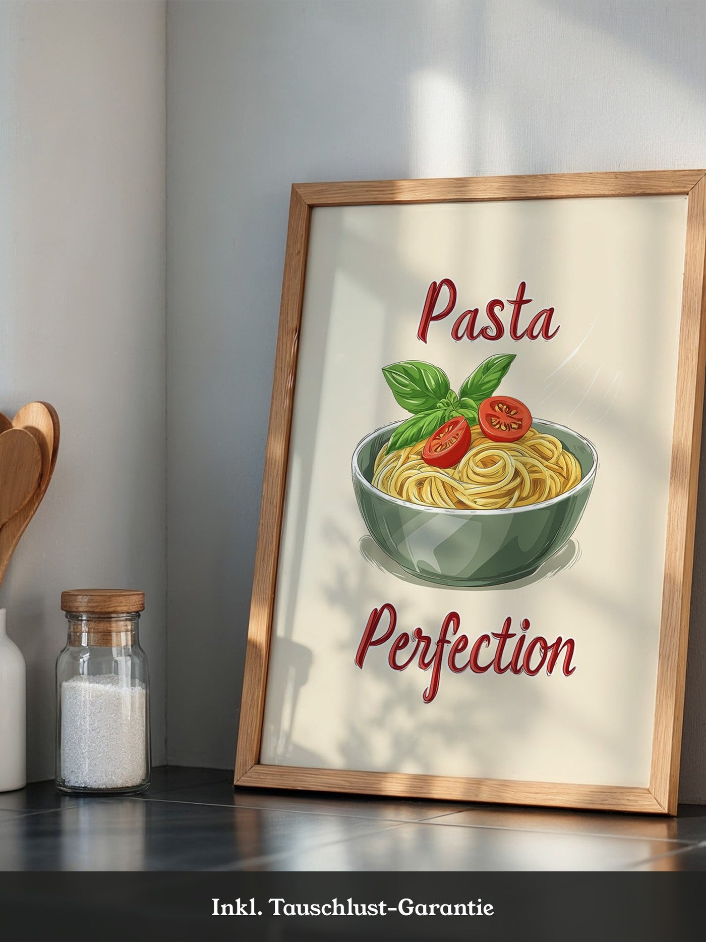Spaghetti Illustration Retro Look