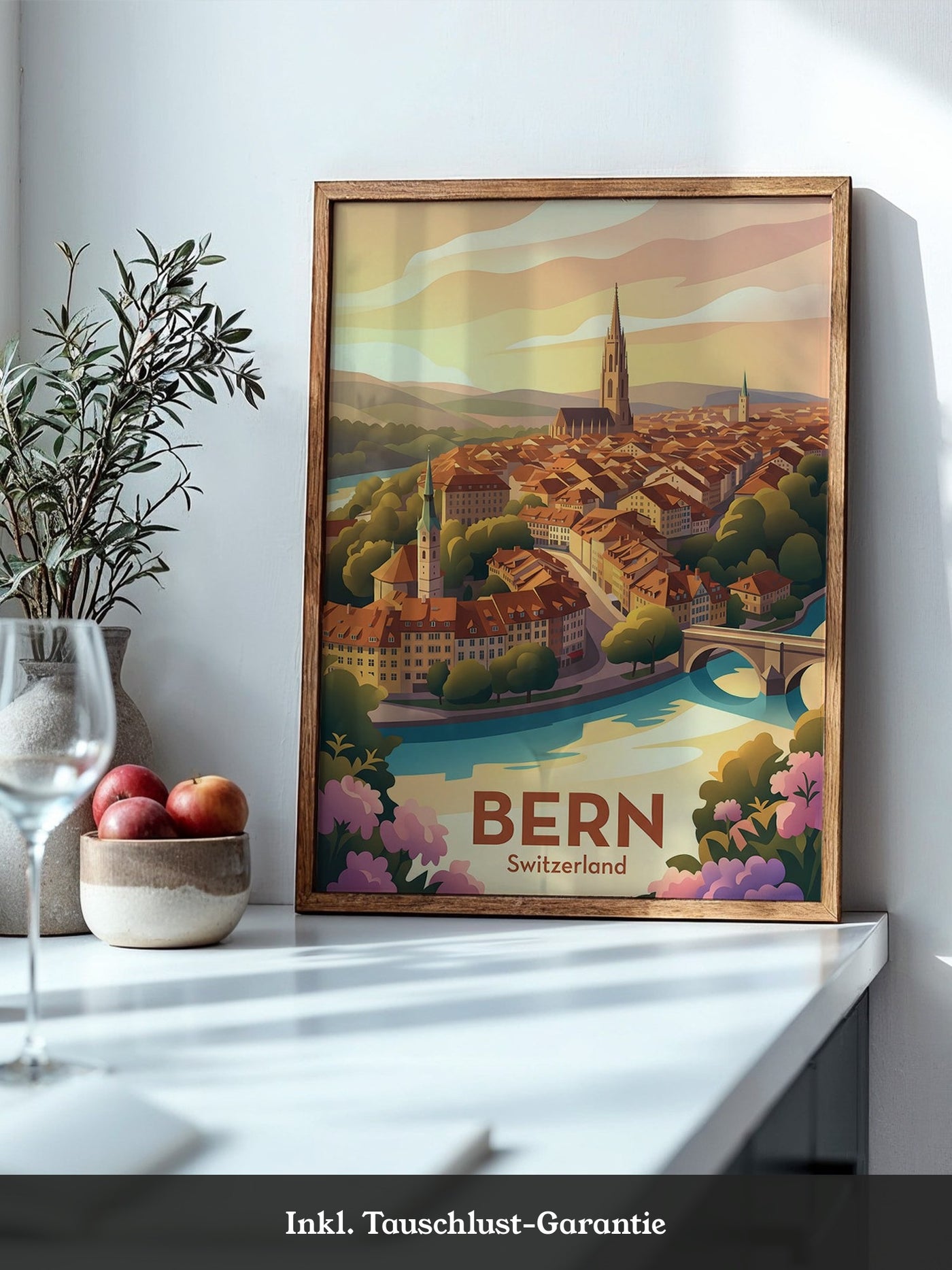 Bern Altstadt Abendstimmung