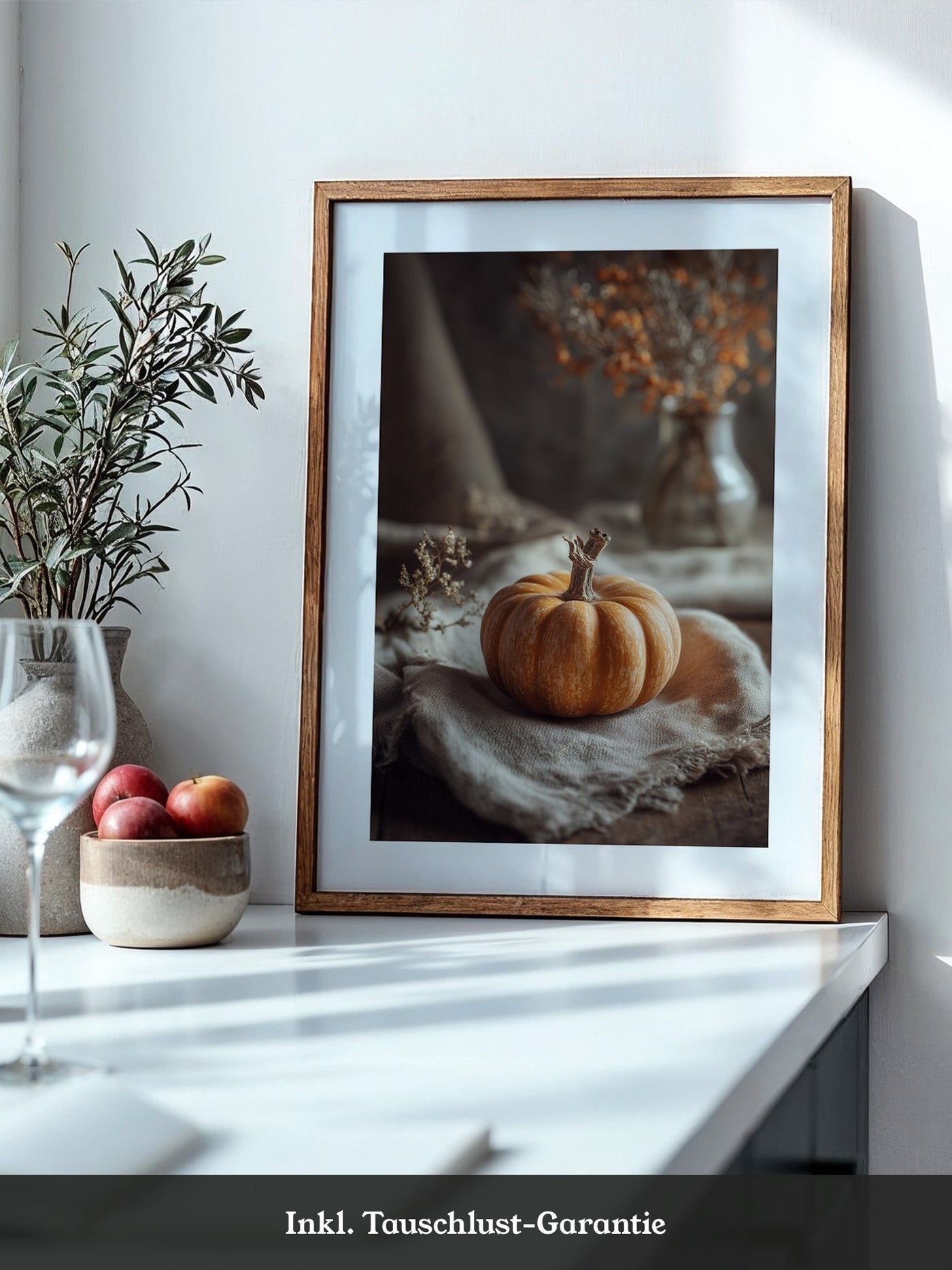 Kürbis Herbst Vintage Stillleben