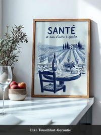 Santé Toskana Weinlandschaft