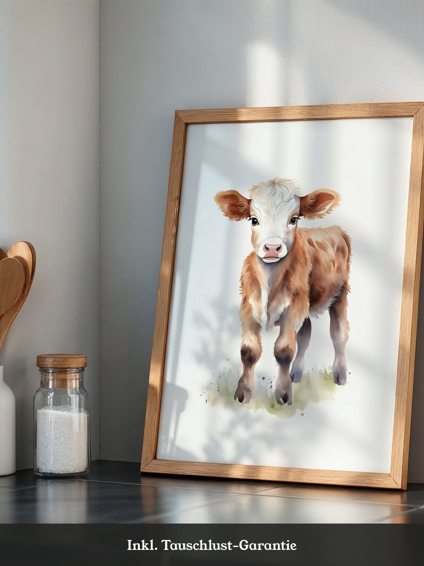 Kalb Aquarell sanfte Farben