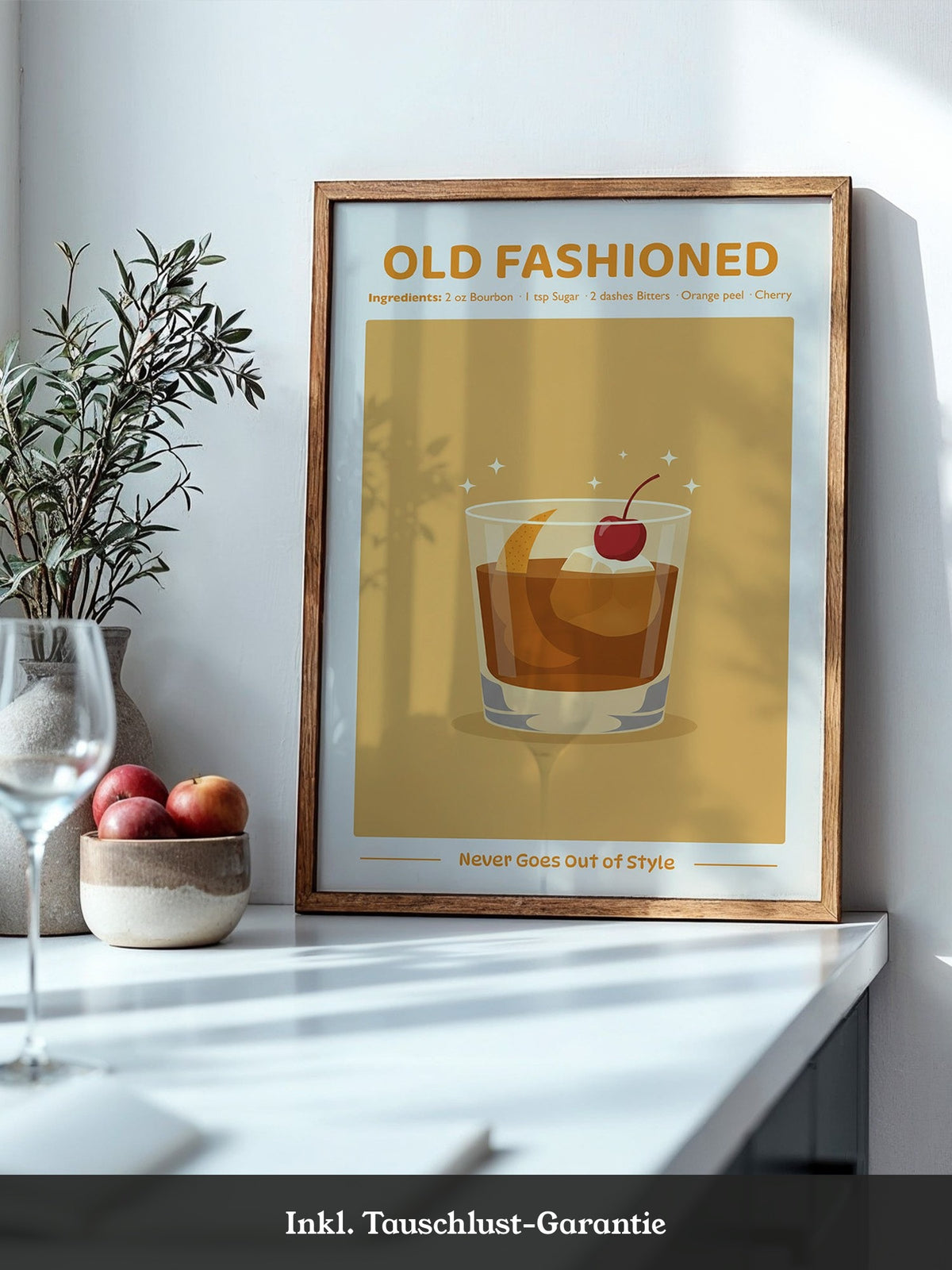 Old Fashioned Cocktail Grafik