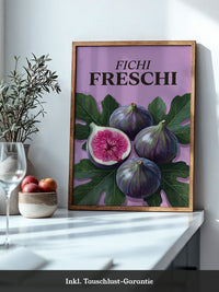 Frische Feigen auf Rosa