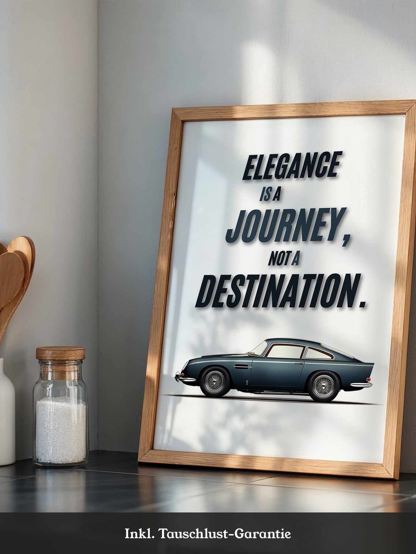 Klassisches Auto Eleganz Blau
