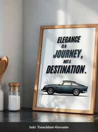 Klassisches Auto Eleganz Blau