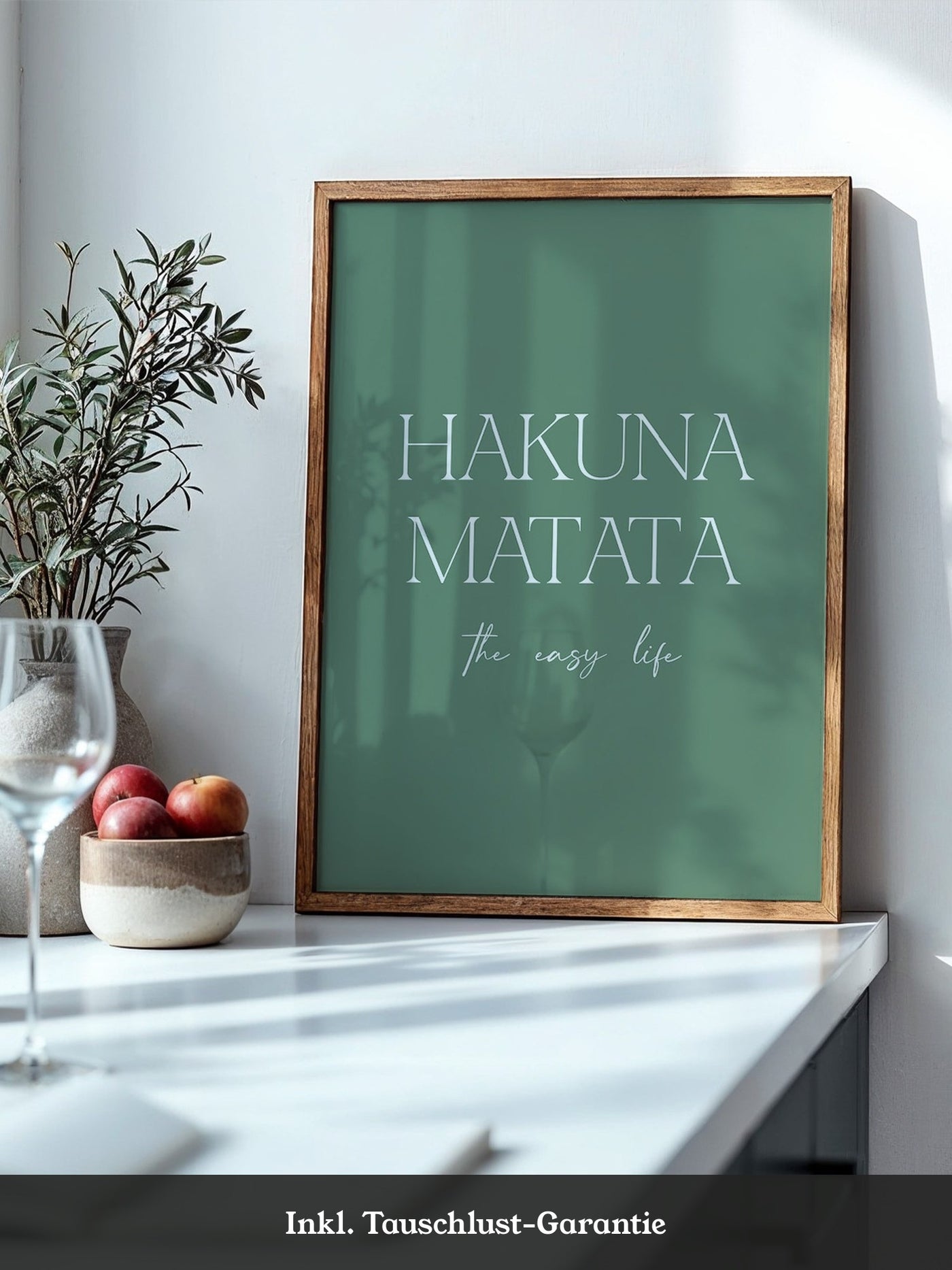 Hakuna Matata Minimalistisch Grün
