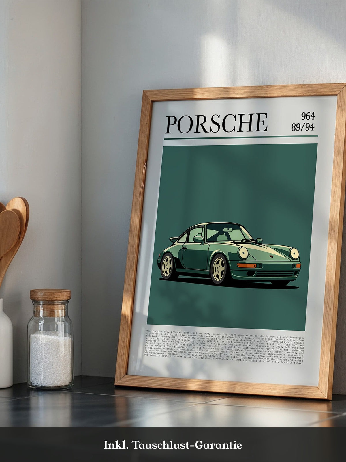 Porsche 964 klassisch grün