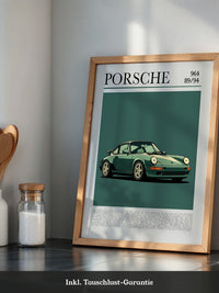 Porsche 964 klassisch grün