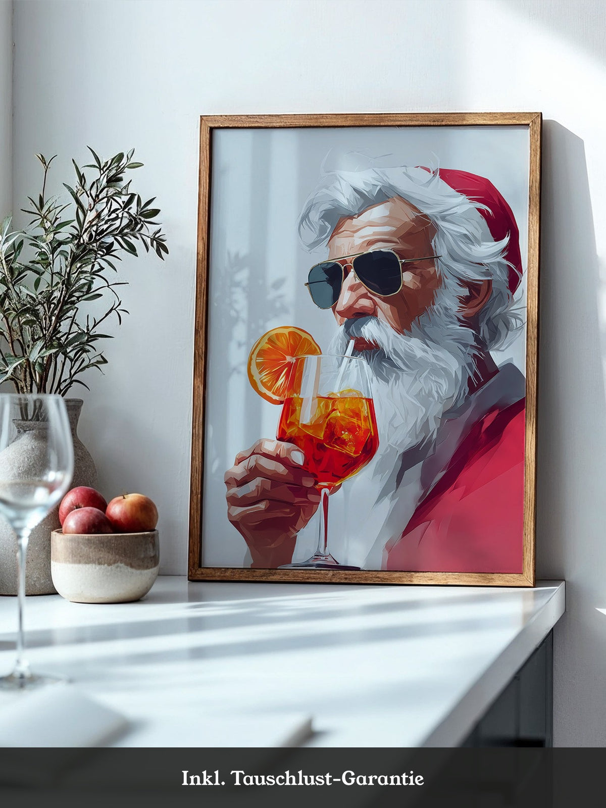 Weihnachtsmann Aperol Stilvoll