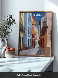 Sevilla Gasse Farben