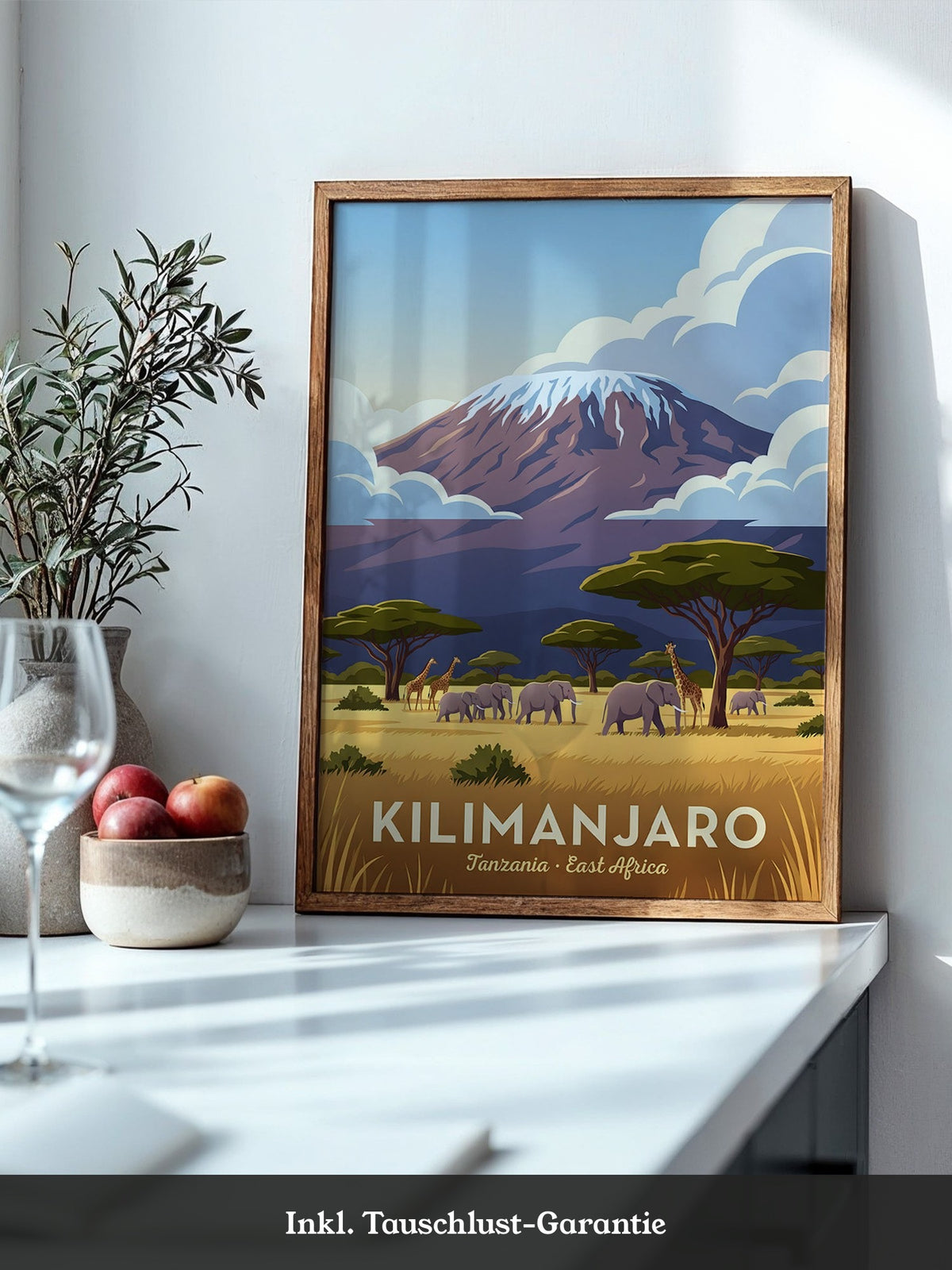 Kilimanjaro Savanne Illustration